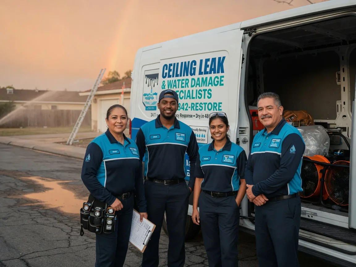 Ceiling Leak Cleanup company in Great Meadows, NJ